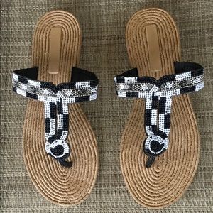 Rogue Helium Sandals, sz 8-1/2